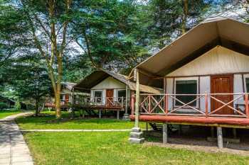 Beautiful tented accommodation at Lake Naivasha Crescent Camp