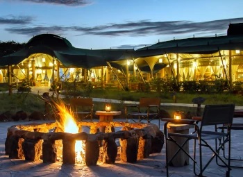 Evenings by the boma at Mara Maisha Camp