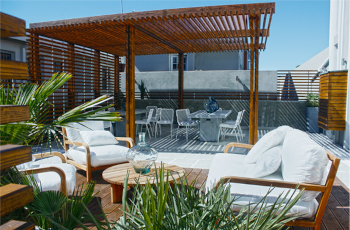 Relax on the deck, Swakopmund Luxury Suites