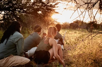 A walking safari in the Zambezi National Park