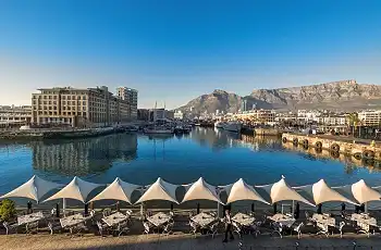 Views of Table Mountain and the V&A Waterfront, Victoria and Alfred Hotel