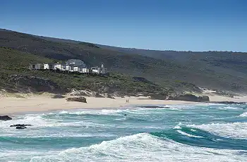 View of Lekkerwater Beach Lodge