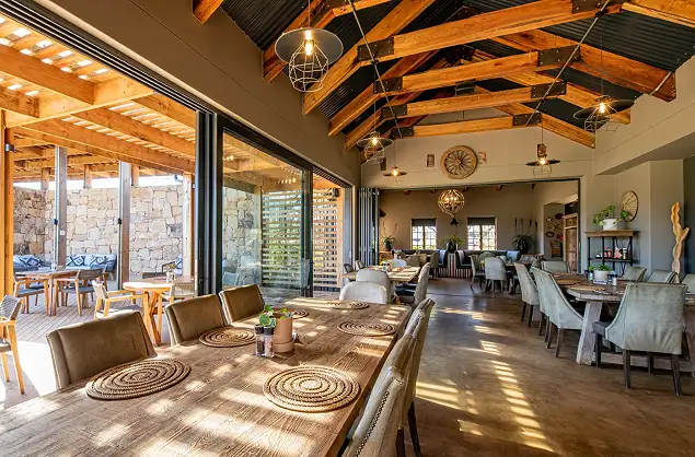 Main areas at The Village Lodge, Botlierskop