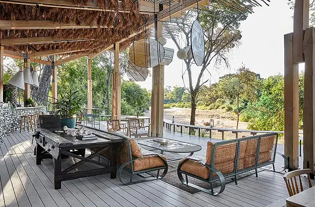 Saseka Tented Camp, View from the deck