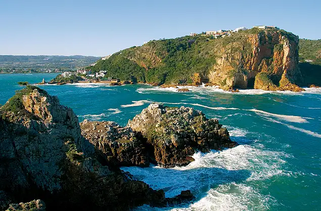 A view of the iconic Knysna Heads
