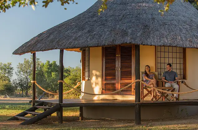 Nsefu Camp Chalets on the Luangwa River, Zambia