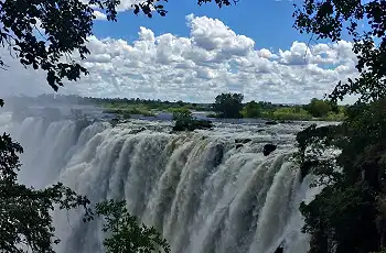 A guided walking tour of the falls is included in your stay