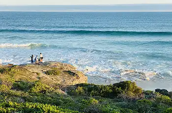 Nature walks along the beach at De Hoop Nature Reserve