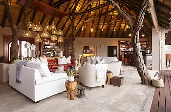 Main area at Thabamati overlooking the waterhole