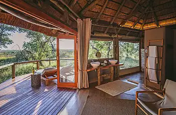 Room Interior, Camp Moremi