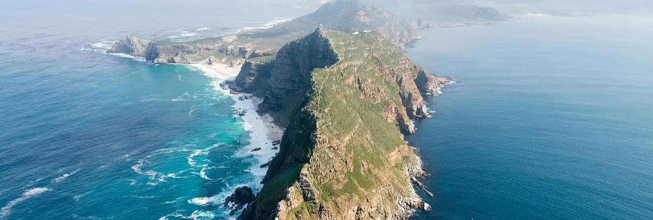 Aerial view of the Cape Peninsula, South Africa