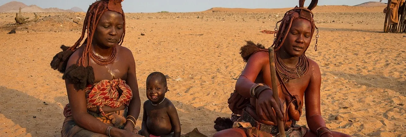 Himba People, near Serra Cafema, Namibia