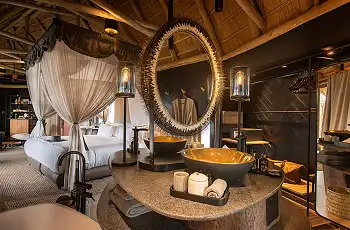 Luxury rooms await you, Onguma Camp Kala