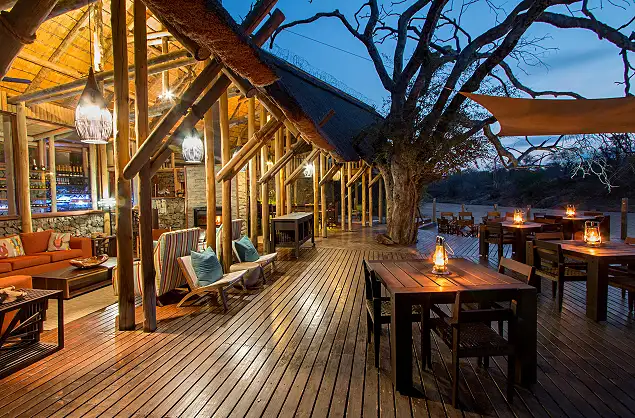 Evenings at Rhino Post Safari Lodge