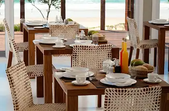 Dining area, White Pearl Resort, Mozambique