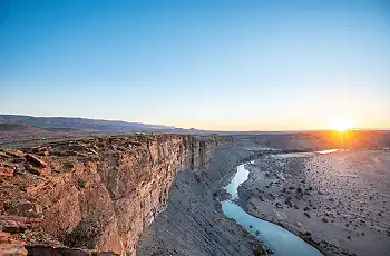 The fish River Canyon, Namibia