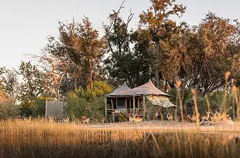 A view of the camp, Little Vumbura, Botswana