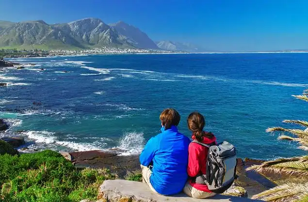 Hermanus is a small town famous for whale watching