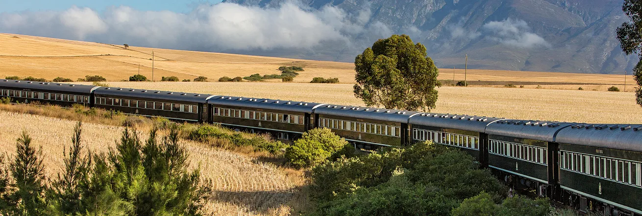 Rovos Rail is a luxury train that operates across South Africa
