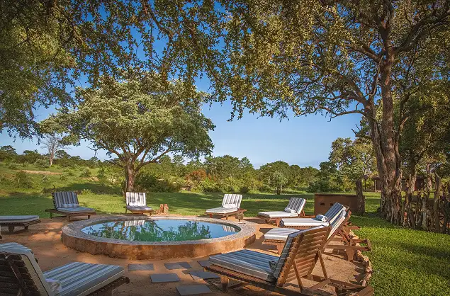 Swimming pool at Shindzela Camp
