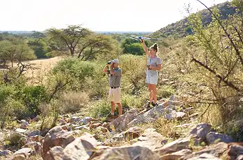 Guests can become involved in ongoing research on the Tswalu Reserve