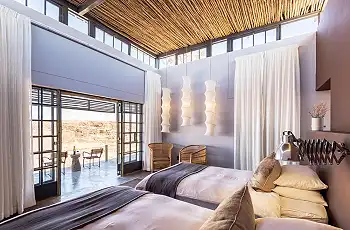 Beautiful breezy rooms at Fish River Lodge