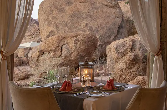 Dinner with a spectacular view