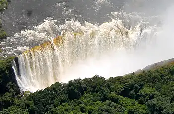 Aerial View of the Victoria Falls