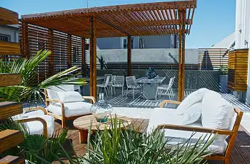 Relax on the deck, Swakopmund Luxury Suites