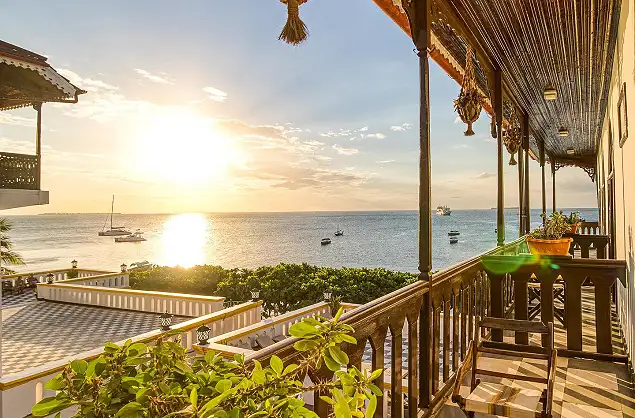 Ocean Views from your room at Tembo House Hotel