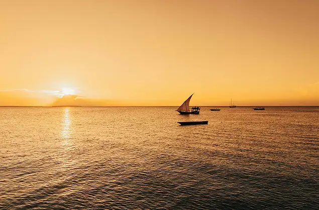 Dhow Sunset Cruise along the coastline of Stone Town