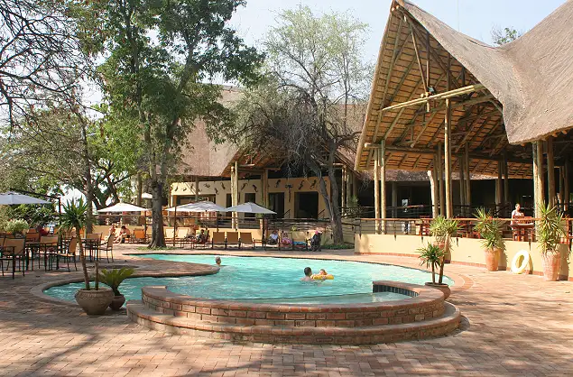 Swimming pool at Chobe Safari Lodge