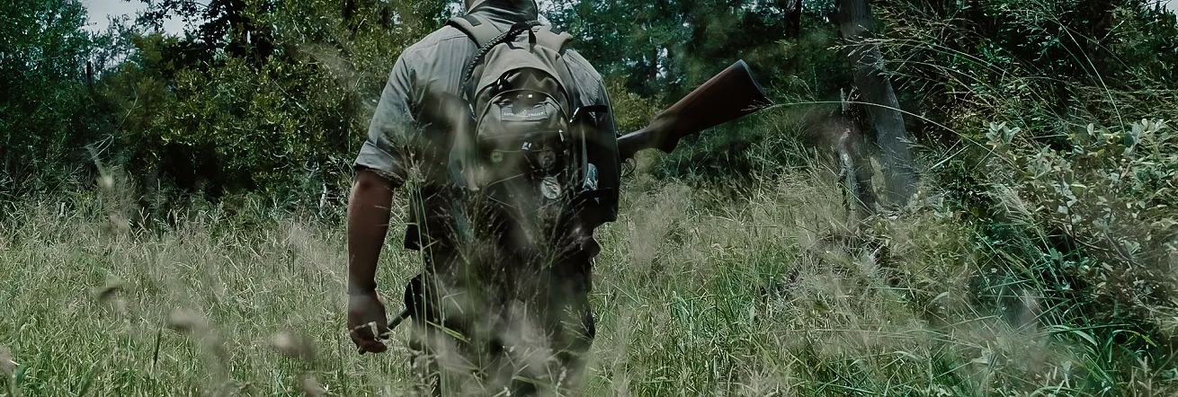 Your day pack is a necessary item while out in the bush - Credit to Alex Shapiro, Lowveld Trails