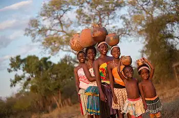 Cultural village tour at Singita Pamushana