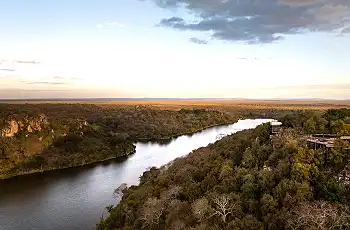 Aerial view of Singita Pamushana