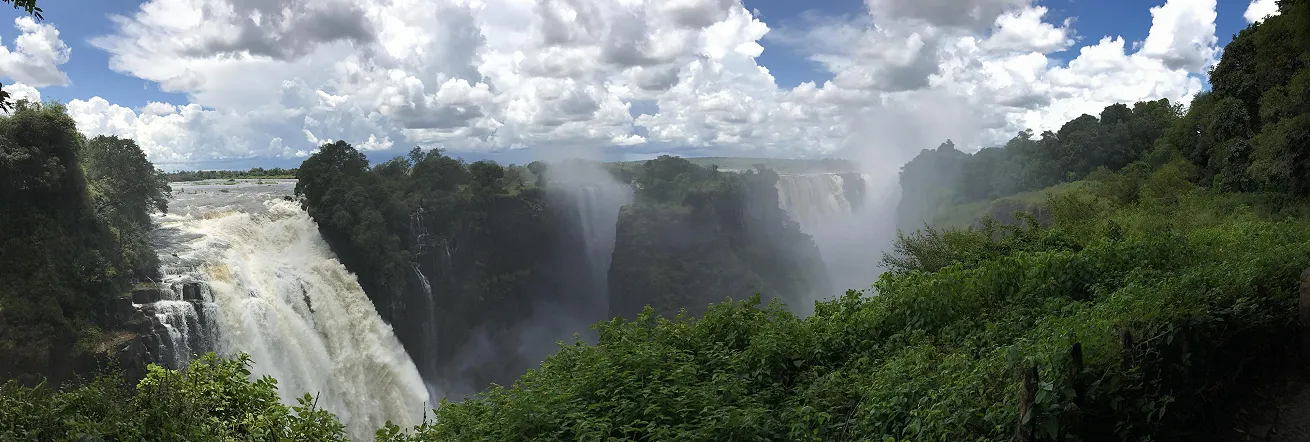 A walk through the rainforest surrounding the Victoria Falls