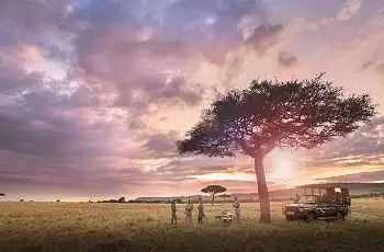Classic sunset,  Masai Mara, Kenya