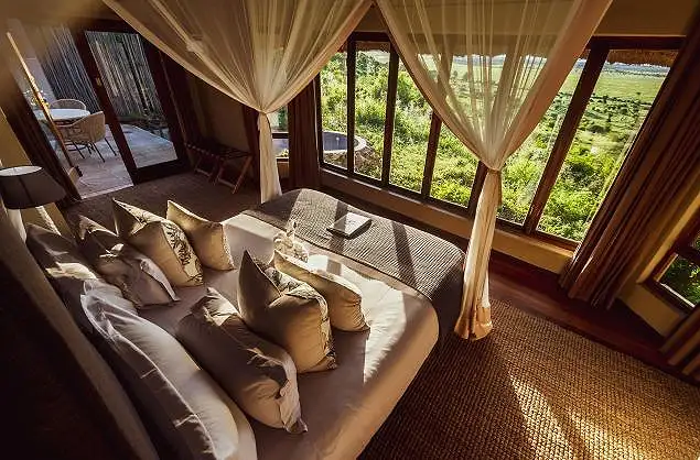Suite interiors at Ngoma Safari Lodge