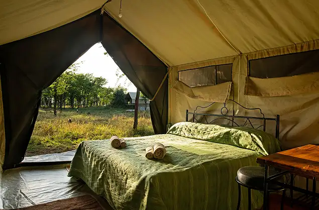 Luxury Safari tents at Seregeti Kati Kati Camp