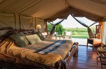 Luxury tents at Governors Mara