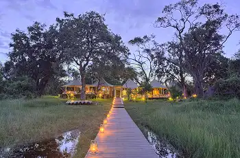 The main entrance to andBeyond Xaranna