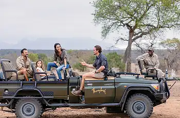 Open vehicle safari , Thornbush Game Lodge, Greater Kruger Park