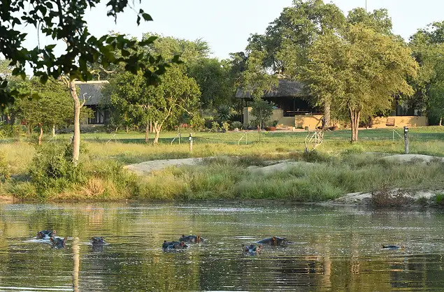 View of the river in front of Jacis Sabi House