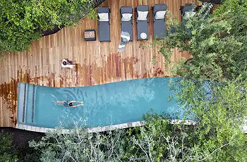 Swimming pool, Londolozi Pioneer Camp,