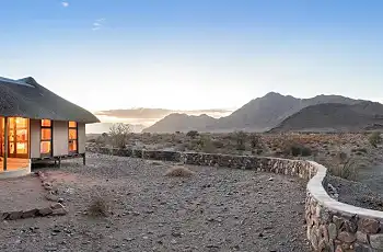 One of the suites at Hoodia Desert Lodge, Namibia