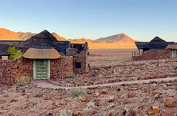 View of the rooms at Namib Outpost