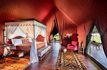 Ultimate luxurious rooms at Jack's Camp in the Makgadikgadi Salt Pans