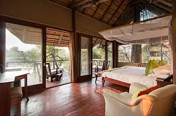 Room Interior at Rhino Post Safari Lodge, Kruger Park, South Africa