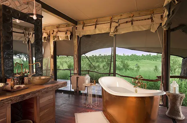 Somalisa Camp is a luxury tented camp in Hwange National Park