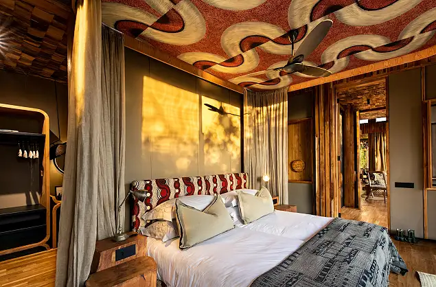 Luxury tented suites at Grumeti Serengeti Tented Camp